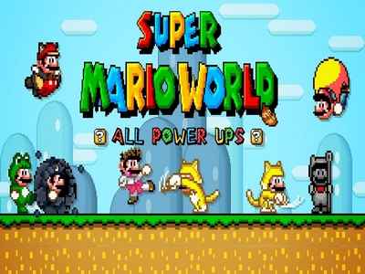 Super Mario World - ALL NEW POWER-UPS!! - Jogos Online Wx